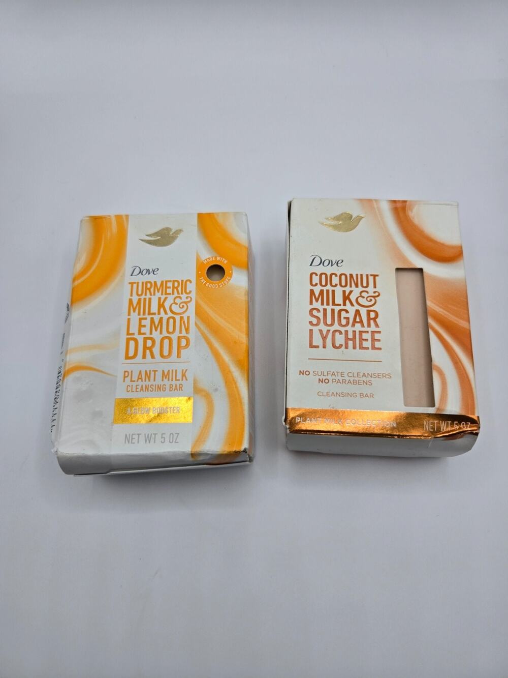 Dove Coconut Milk & Sugar Lychee And Tumeric Milk & Lemon Drop Plant Milk Bars